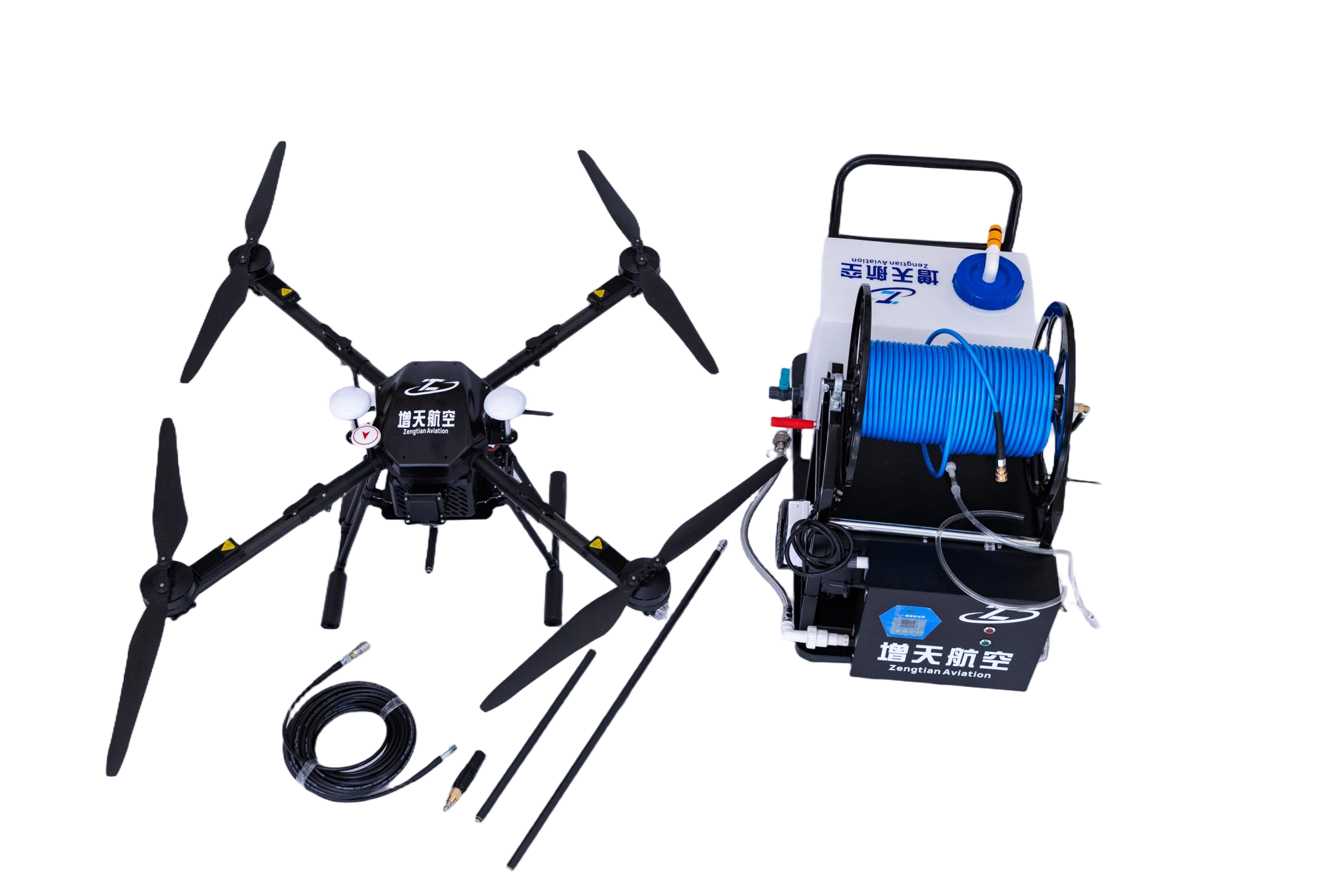 ZT-001 cleaning drone and ground cleaning system